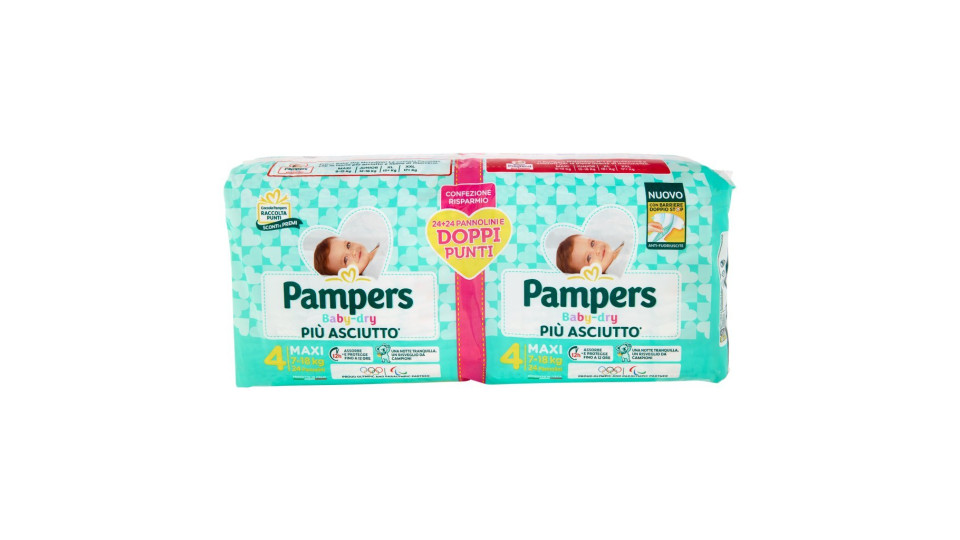 Pampers Quadri Baby Dry Maxi X104