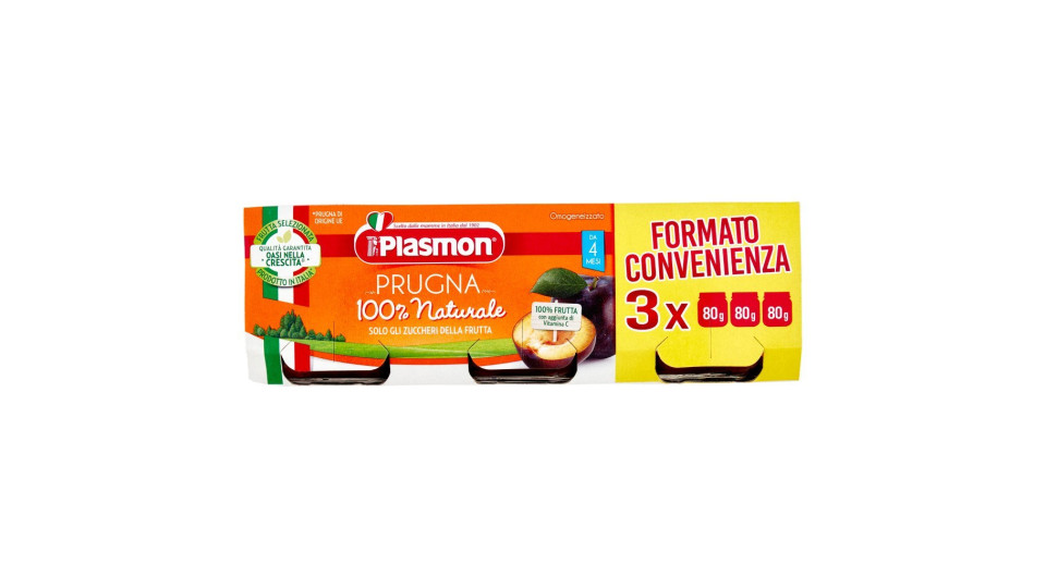 Plasmon Prugna omogeneizzato