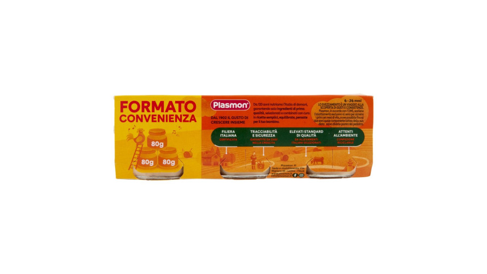 Plasmon Vitello Omogeneizzato con vitello e cereale