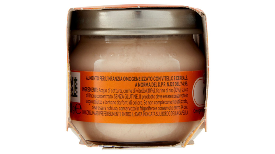 Plasmon Vitello Omogeneizzato con vitello e cereale