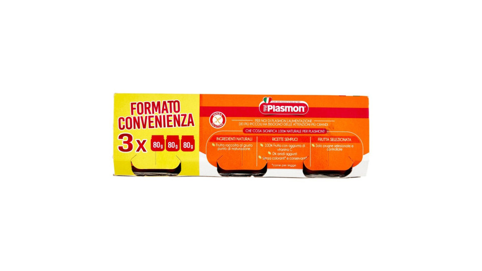 Plasmon Prugna omogeneizzato
