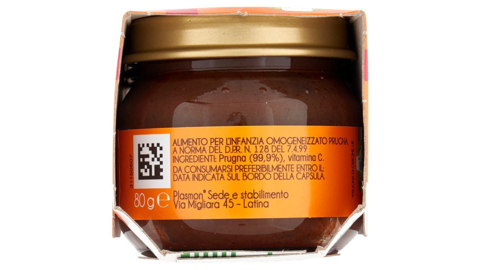 Plasmon Prugna omogeneizzato