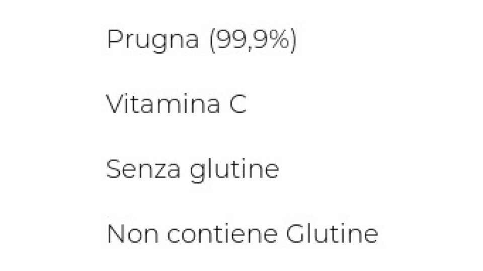 Plasmon Prugna omogeneizzato