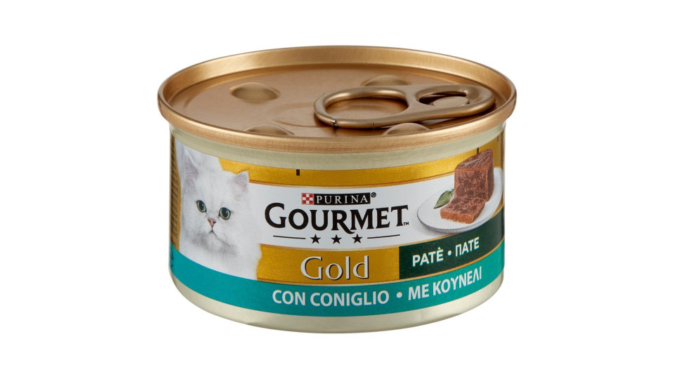 PURINA GOURMET Gold Gatto Mousse con Coniglio lattina