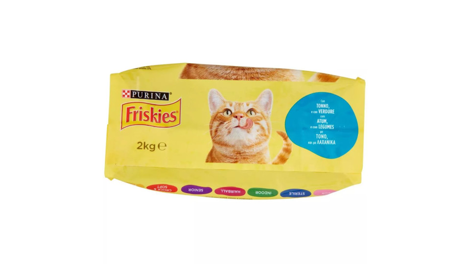 PURINA FRISKIES Gatto Crocchette Adult con Salmone e Verdure sacco