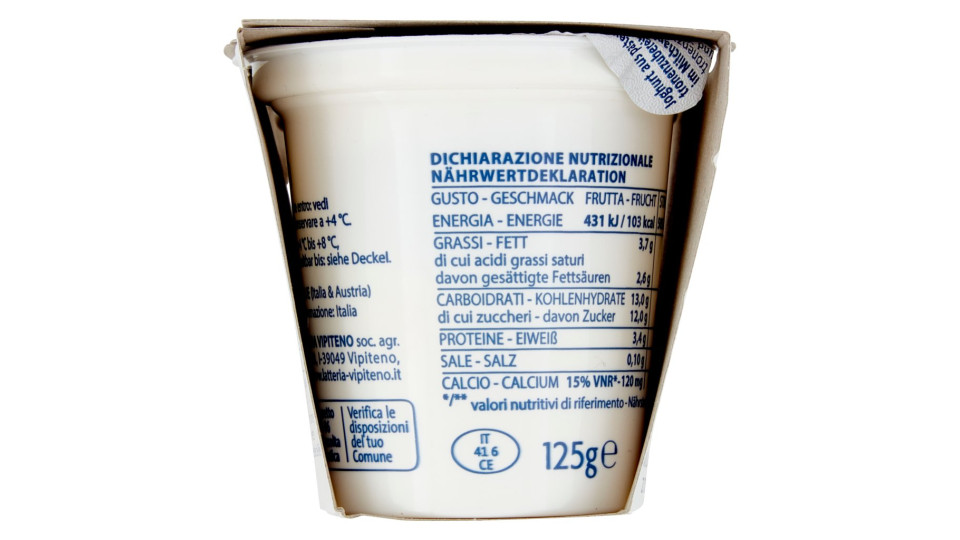 Sterzing Vipiteno Yogurt Limone