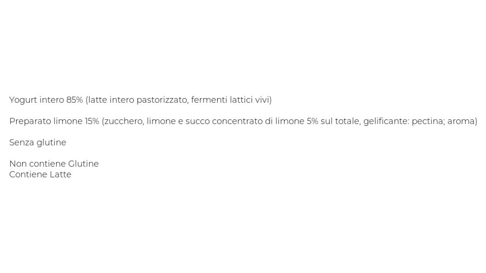 Sterzing Vipiteno Yogurt Limone
