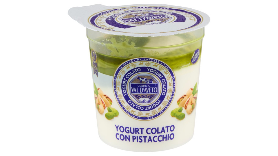 Caseificio Val d'Aveto lo Yogurt Colato con Pistacchio