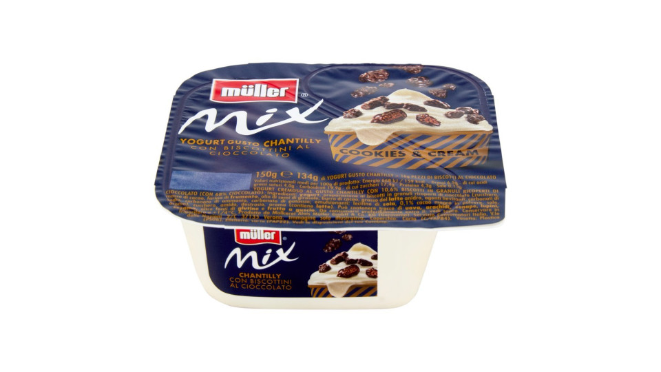 müller Mix Yogurt al Caffè Più Biscottini al Cioccolato