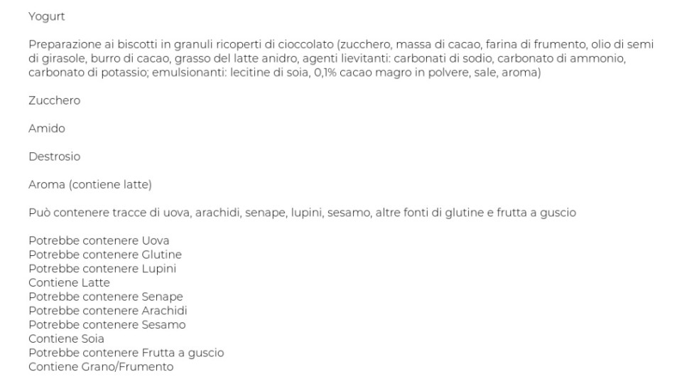 müller Mix Yogurt al Caffè Più Biscottini al Cioccolato