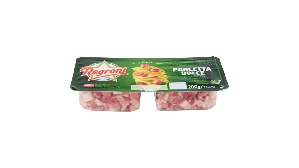 Negroni Pancetta Dolce in Cubetti