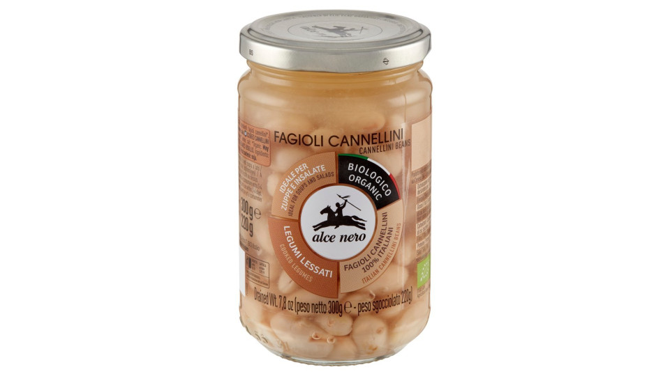 alce nero Legumi Lessati Fagioli Cannellini