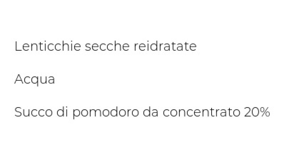 Cirio Le lenticchie