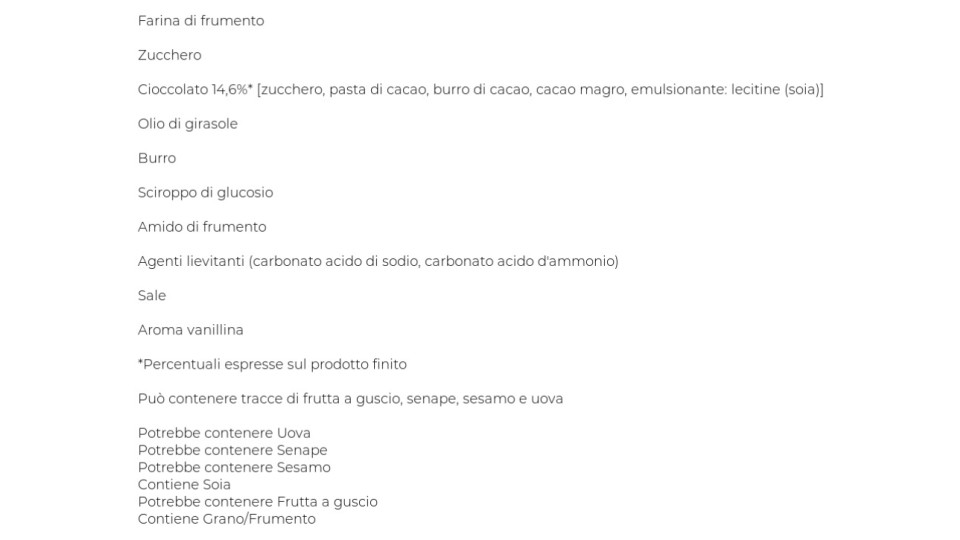 Pavesi Gocciole chocolate