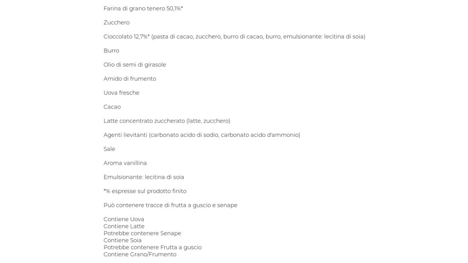 Mulino Bianco Nascondini
