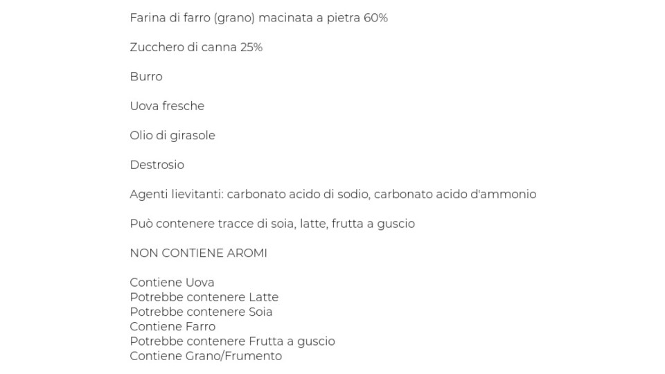 Artebianca Biscotti di Farro