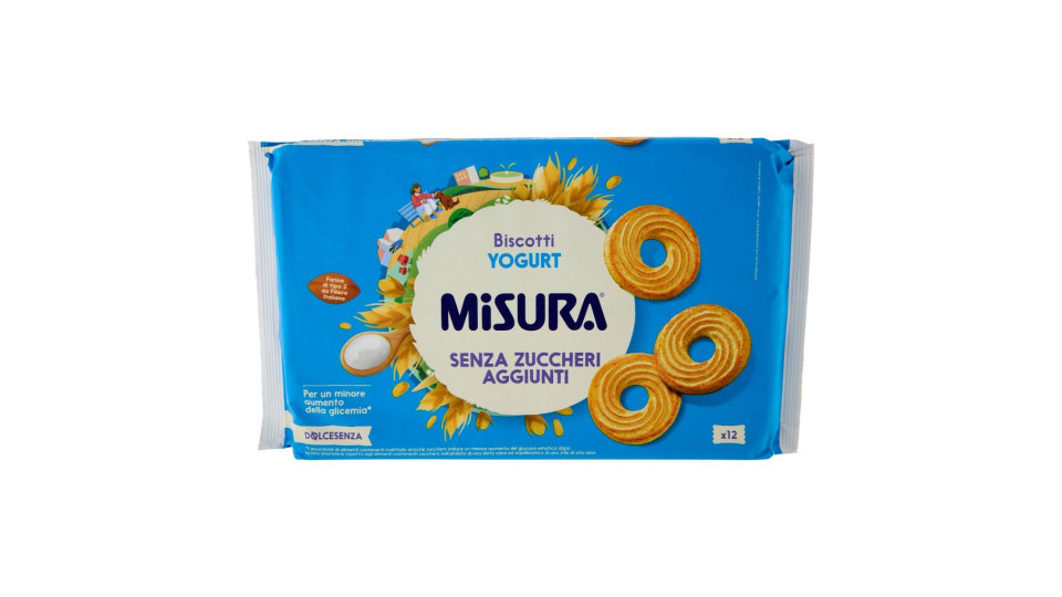 Misura Dolcesenza Biscotti preparati con yogurt