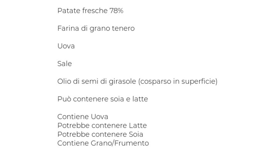 Patamore i Classici Gnocchi Freschi