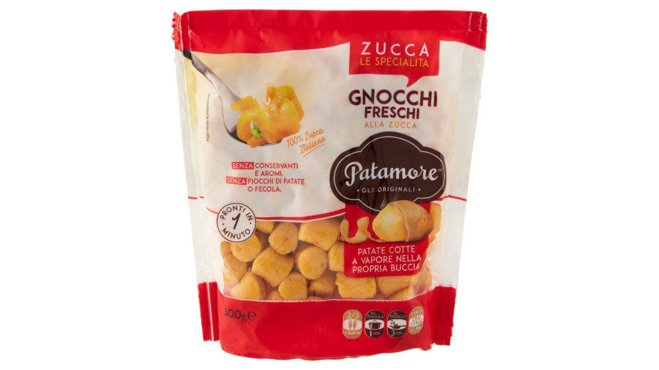 Patamore Le Specialità Gnocchi freschi alla Zucca