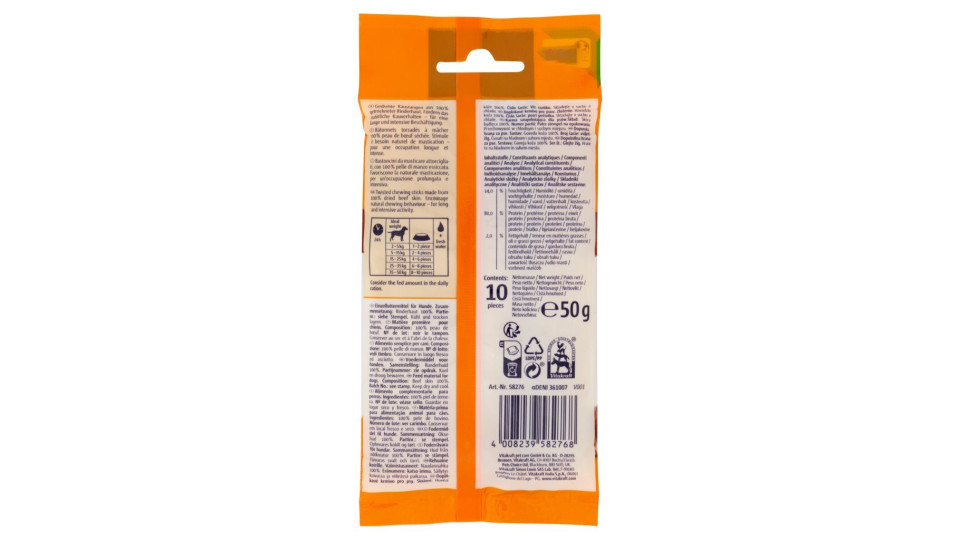 Vitakraft Chews Bastoncini arrotolati da masticare 10 pezzi