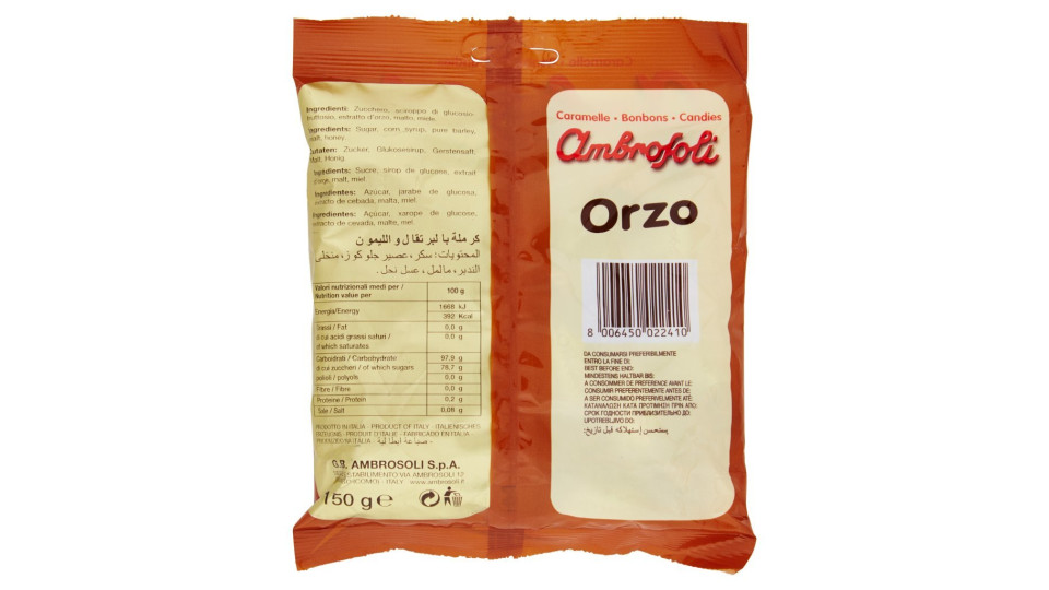 Ambrosoli caramelle orzo