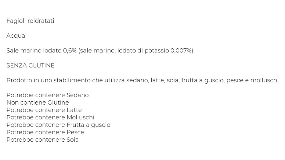 Le conserve della nonna Fagioli Corona