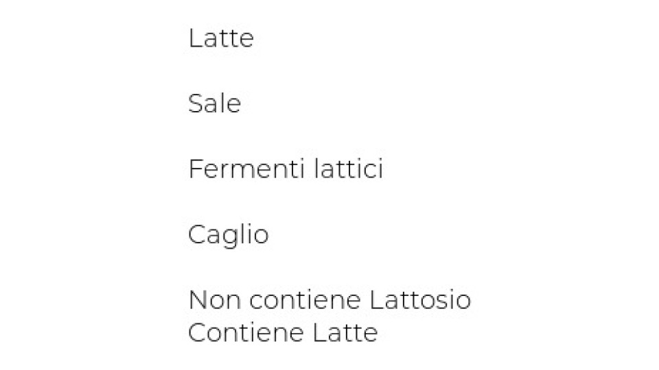 Conrado Primo Sale Senza Lattosio