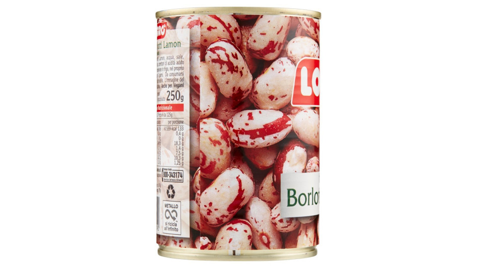 Logrò fagioli Borlotti Lamon lessati