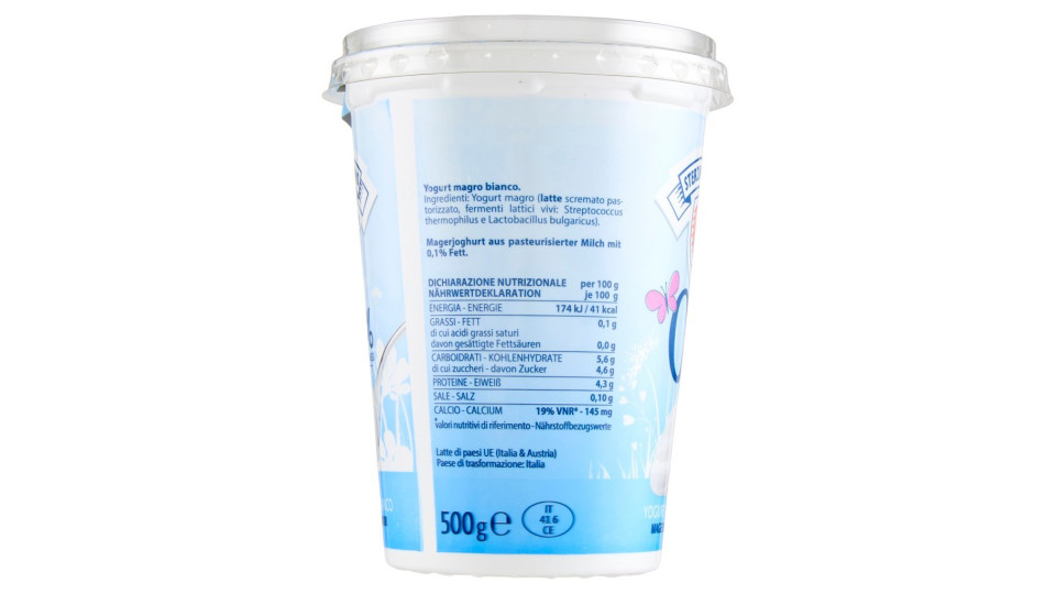Vipiteno yogurt magro bianco