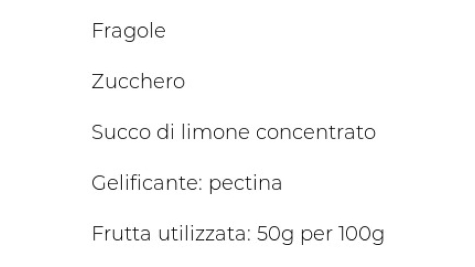 Gentilini Confettura Extra di Fragole 340 g