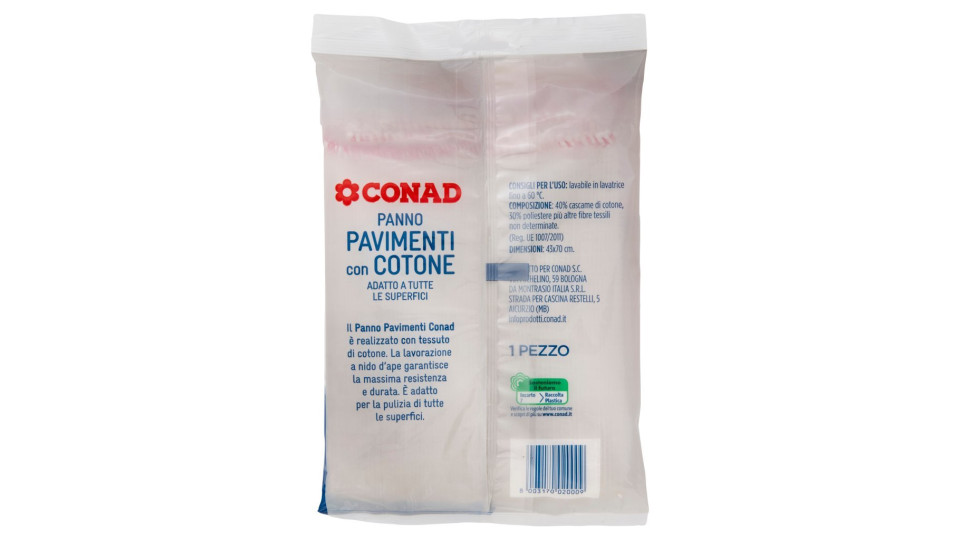 Panno pavimenti in cotone 43x60