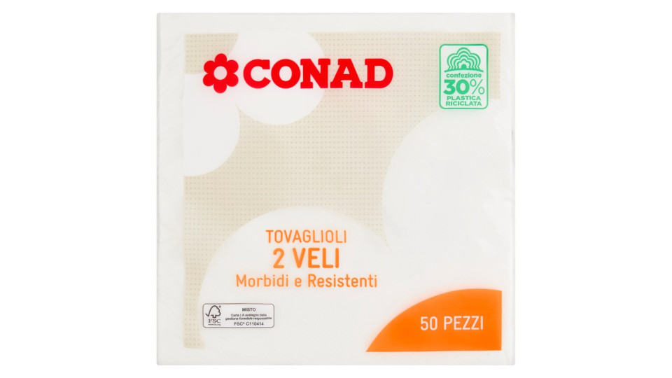 Tovaglioli 2-veli 33x33 Cm