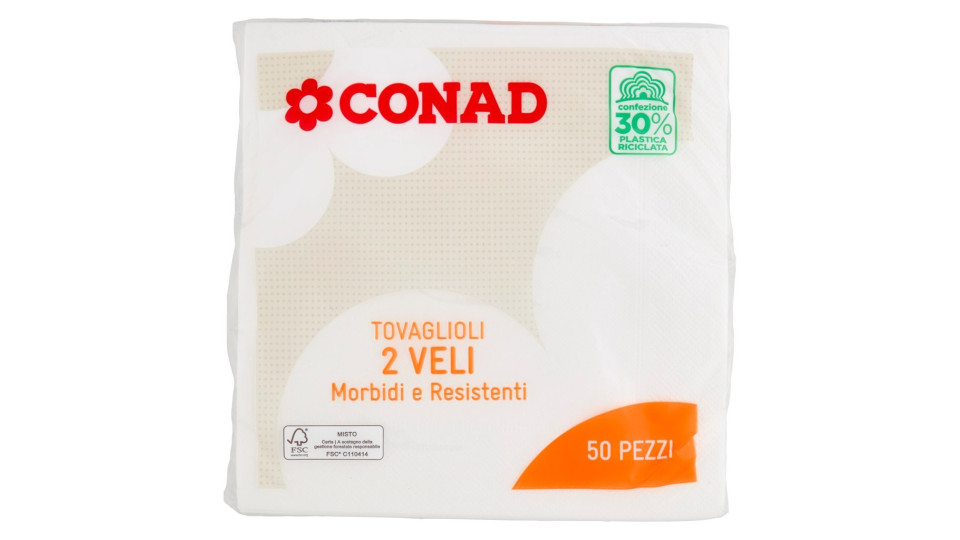 Tovaglioli 2-veli 33x33 Cm