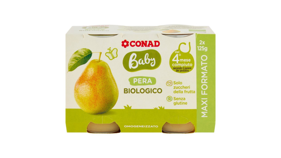 Baby Pera Omogeneizzato Biologico