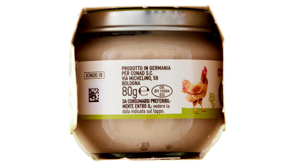 Baby Pollo Omogeneizzato Biologico Con Carne