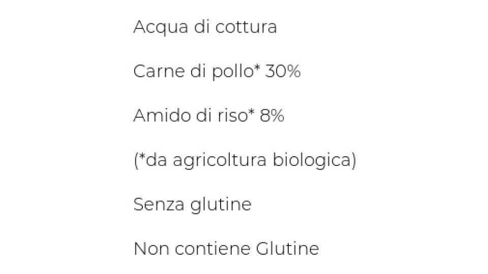 Baby Pollo Omogeneizzato Biologico Con Carne