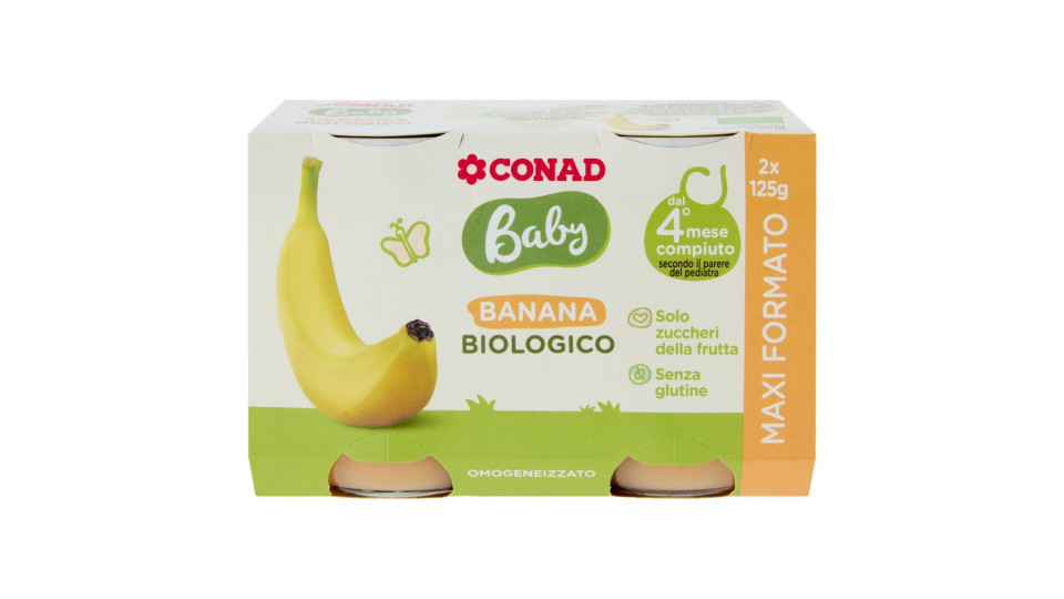 Banana Omogeneizzato Biologico
