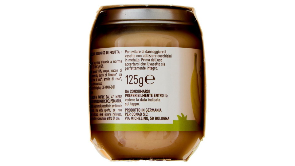 Banana Omogeneizzato Biologico