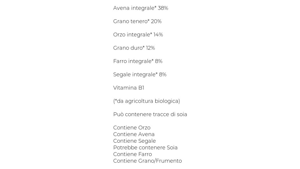 Baby Crema Di Cereali Integrali Biologica