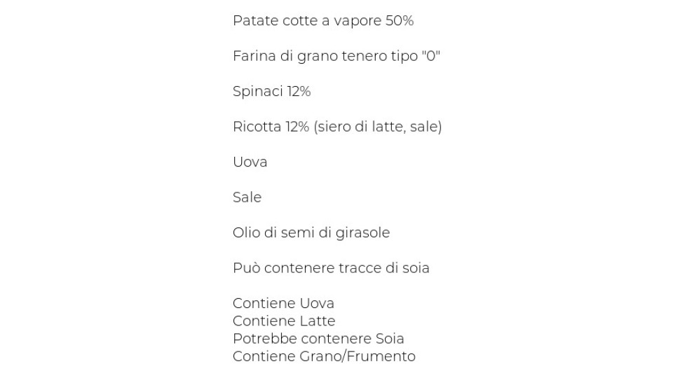Gnocchi con Ricotta e Spinaci