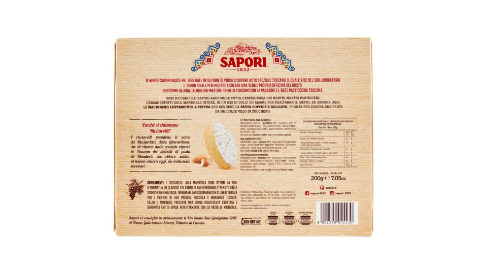 Ricciarelli Mandorla 200  g