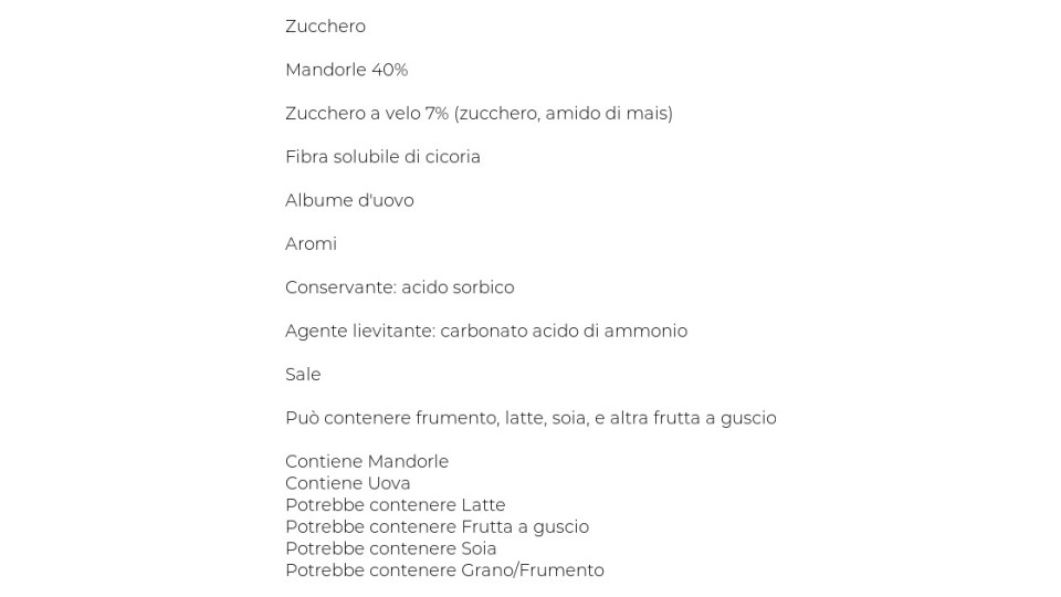 Ricciarelli Mandorla 200  g