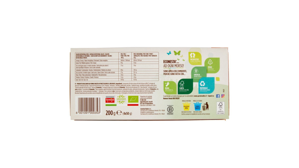 Bio Crostatina Frutti di Bosco Integrale