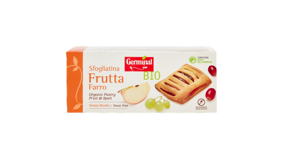Bio Sfogliatina Frutta Farro 4 x 50 g