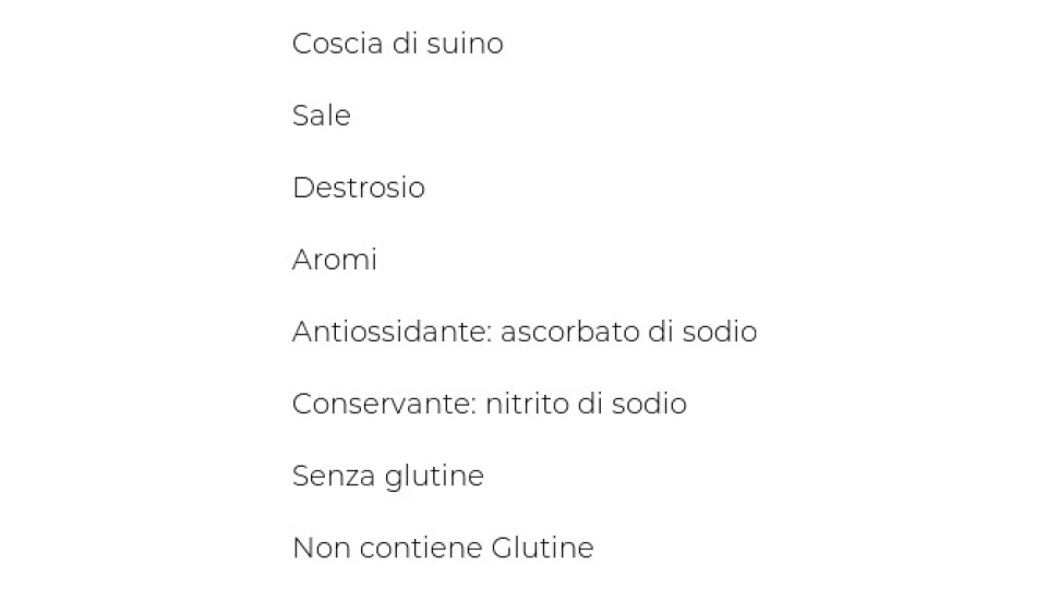 Prosciutto Cotto di Alta Qualità