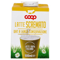 Latte Scremato Uht a Lunga Conservazione
