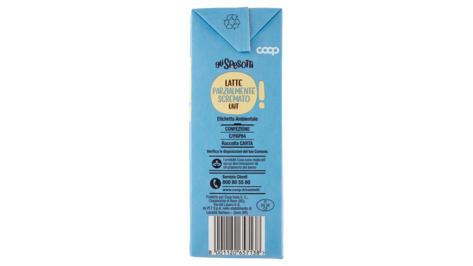 Latte Parzialmente Scremato Uht