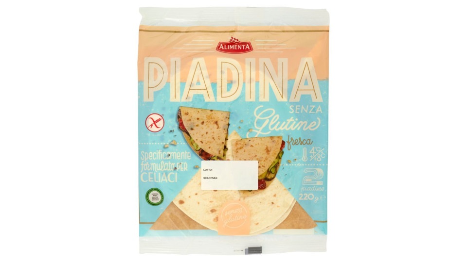 Piadina senza Glutine Fresca 2 Piadine