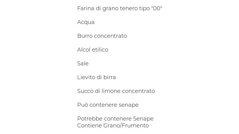 Pasta Sfoglia Rettangolare