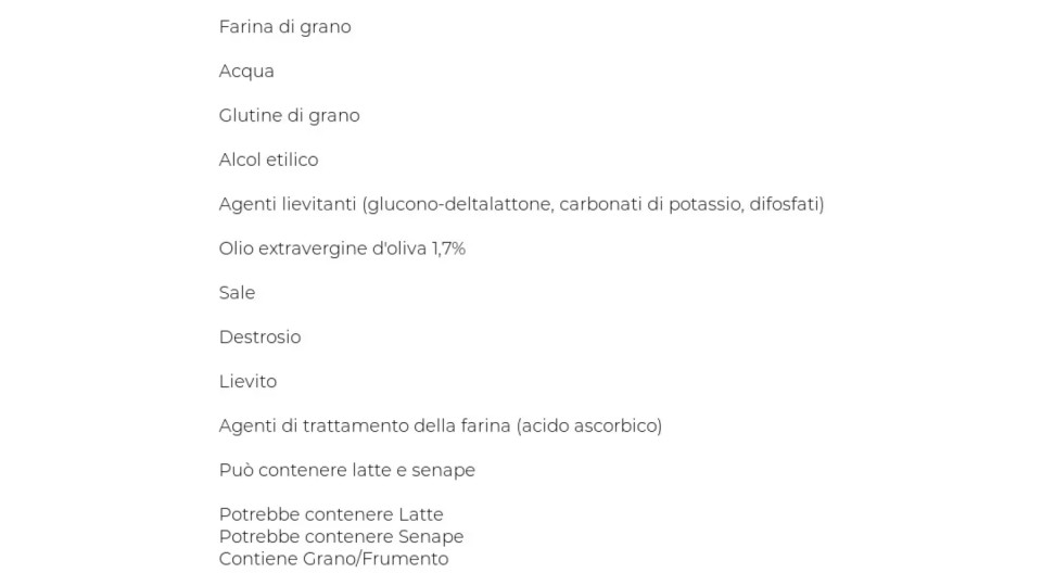 Pasta per Pizza Rettangolare